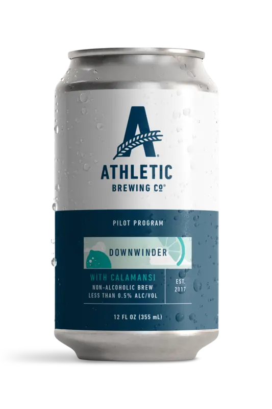 Athletic Brewing Downwinder with Calamansi