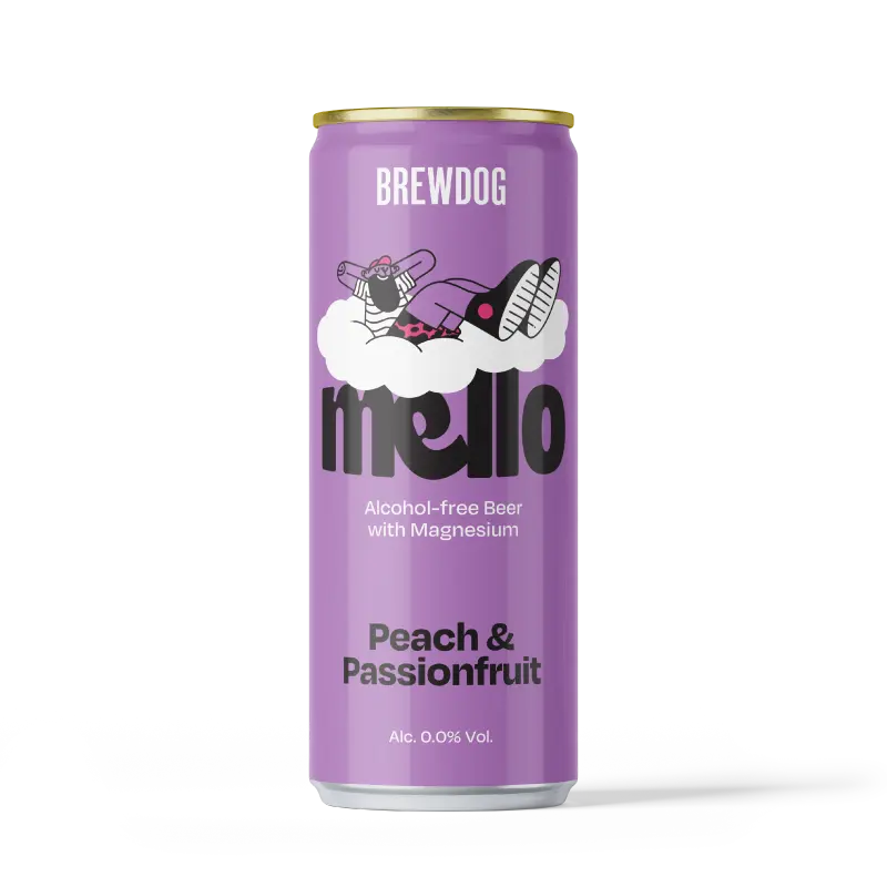 BrewDog Mello Peach & Passionfruit