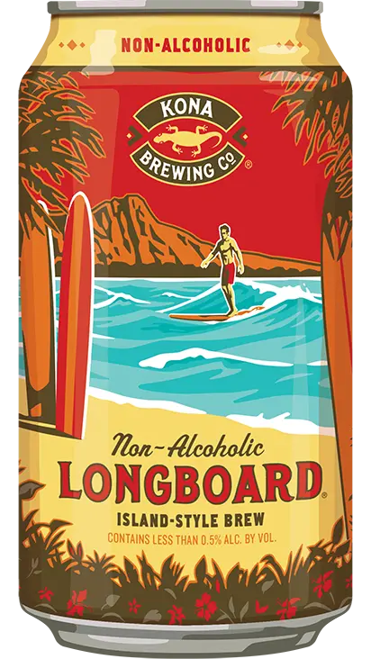 Kona Brewing Hawai'i Non-Alcoholic Longboard Island Lager-Style Brew