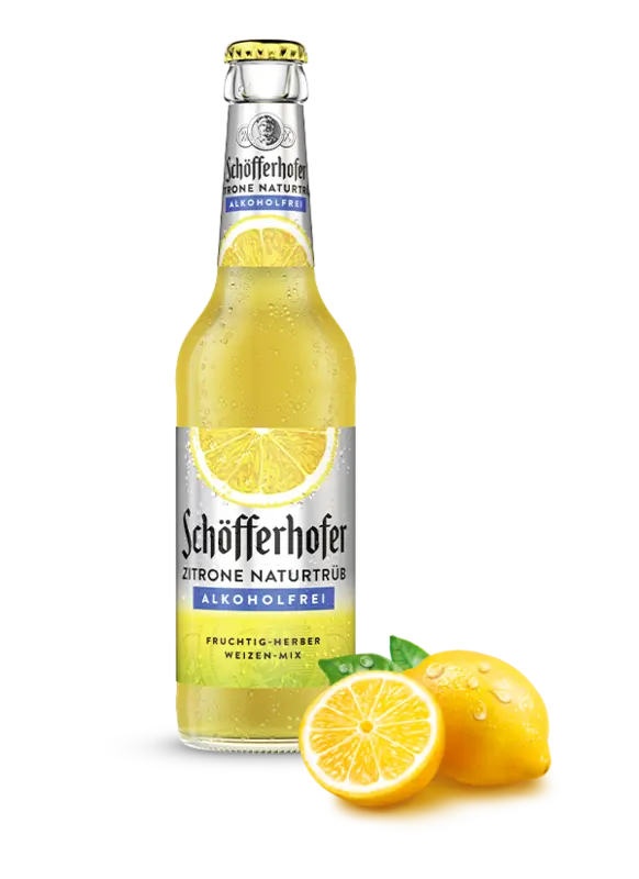 Schöfferhofer Zitrone Naturtrüb Alkoholfrei