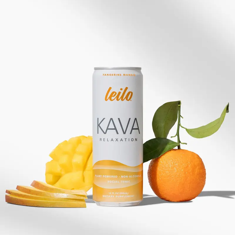 Leilo Tangerine Mango Kava Tonic