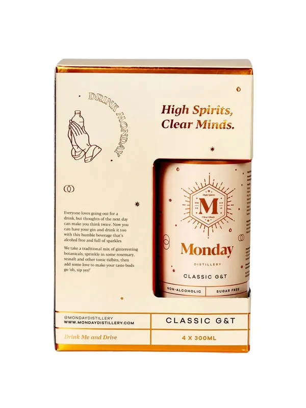 Monday Distillery Non-Alcoholic Classic G&T