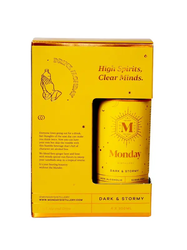 Monday Distillery Non-Alcoholic Dark and Stormy