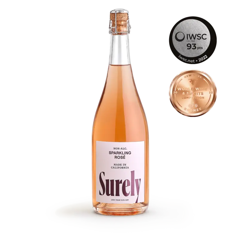 Surely Non-Alcoholic Sparkling Rose